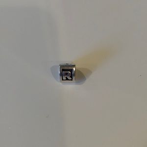 Authentic sterling silver pandora letter R charm